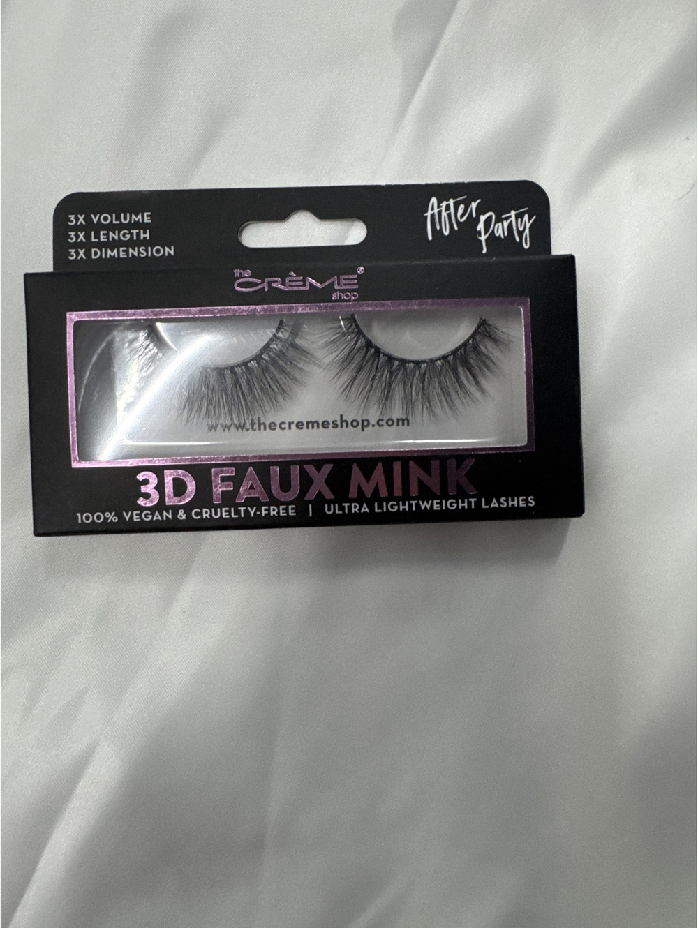 The Crème Shop 3D Faux Mink Ultra Lightweight False Eyelashes - After Party